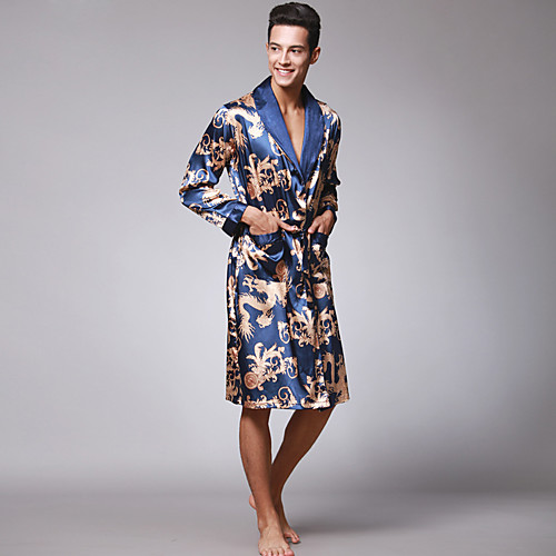 

Women's Robes Sexy Wedding Party Jacquard Wedding Cinch Cord
