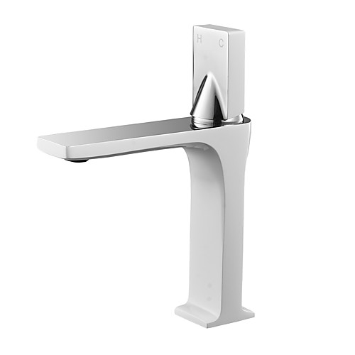 

Bathroom Sink Faucet - Widespread Electroplated Vessel Single Handle One HoleBath Taps / Brass