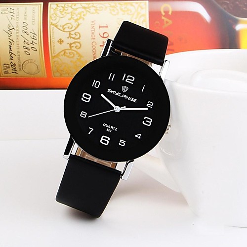

Women's Quartz Watches Analog Quartz Minimalist Casual Watch / One Year / Stainless Steel / PU Leather