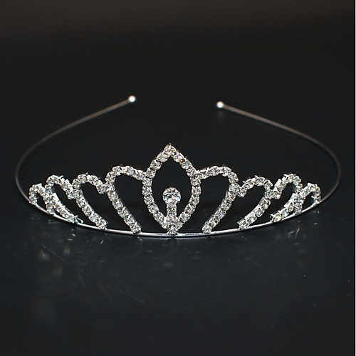 

Women's Ladies For Homecoming Royalty Rhinestone Silver Plated Alloy Silver