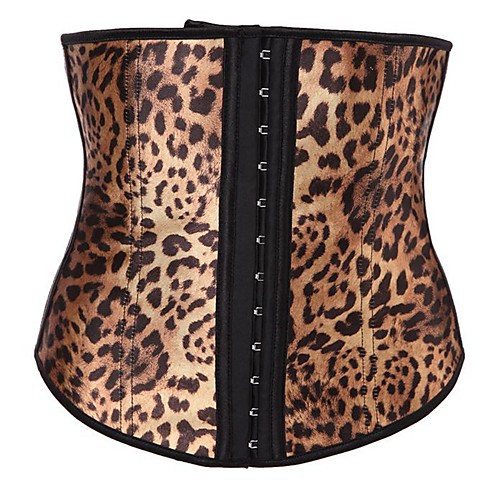 

Women's Hook & Eye Underbust Corset - Leopard, Modern Style / Basic Blue Yellow XS S M