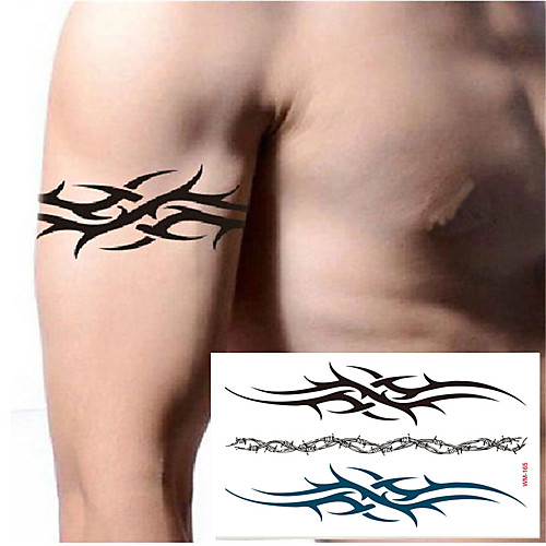 

10 pcs Temporary Tattoos Water Resistant Hand / brachium / Shoulder Tattoo Stickers