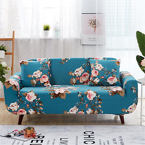 

Sofa Cover Couch Cover Furniture Protector Solid Color Soft Stretch Sofa Slipcover Super Strechable Cover Fit for Armchair/ Loveseat/ Three Seater/ Four Seater/ L Shape Sofa Easy to Install & Care (F