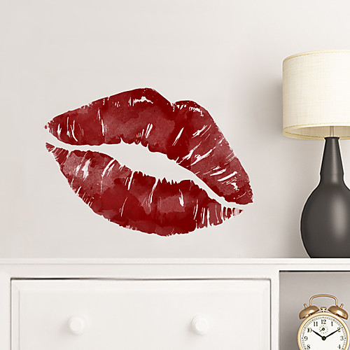 

Sexy Lips Wall Stickers - Plane Wall Stickers Shapes Living Room / Bedroom / Indoor 3858cm