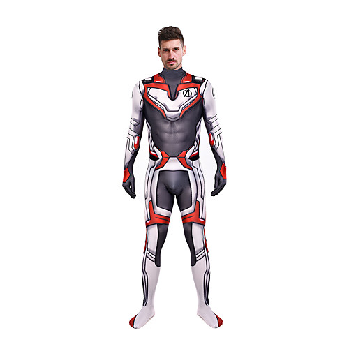 

Zentai Suits Cosplay Costume Skin Suit Super Heroes Cosplay Adults' Cosplay Costumes Cosplay Halloween Men's Color Block Christmas Halloween Carnival / Leotard / Onesie / Leotard / Onesie