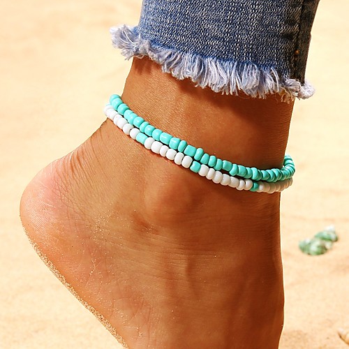 

Ankle Bracelet Women's Body Jewelry For Wedding Party Resin Blue 1pc