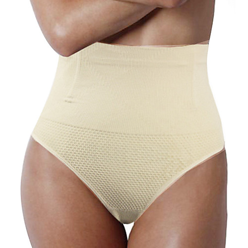 

Women's Basic Sexy G-strings & Thongs Panties / Seamless Panty / Shaping Panty - Normal, Solid Colored Mid Waist Black Khaki XS S M