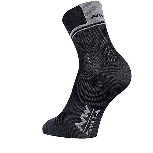 

Men's Women's Athletic Sports Socks Cycling Socks Compression Socks Breathable Reduces Chafing Red and White Black / Red Green Winter Road Bike Mountain Bike MTB Running High Elasticity