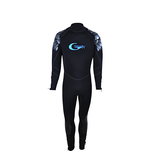 

YON SUB Men's Full Wetsuit 5mm SCR Neoprene Diving Suit Thermal / Warm Waterproof Zipper Long Sleeve Back Zip - Diving Water Sports Patchwork Autumn / Fall Spring Winter / Micro-elastic