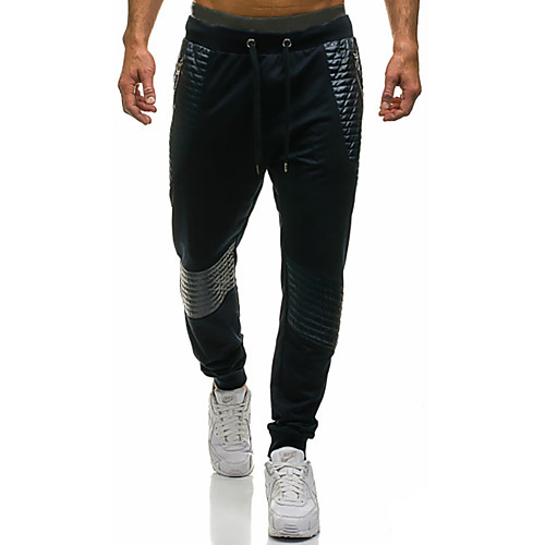 

Men's Basic wfh Sweatpants Pants - Solid Colored Black Navy Blue US34 / UK34 / EU42 US36 / UK36 / EU44 US38 / UK38 / EU46