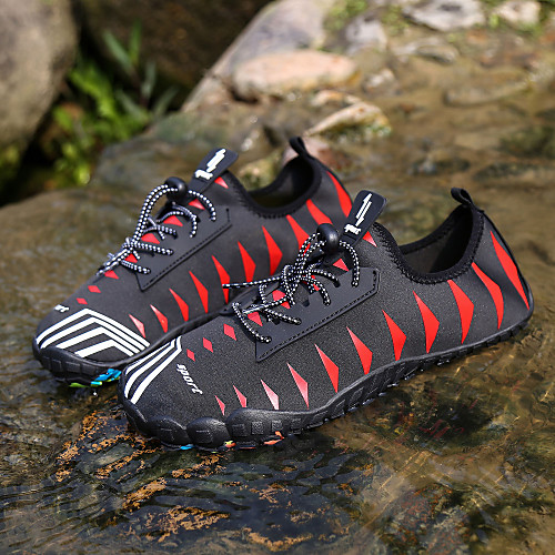 

Men's Sneakers Hiking Shoes Anti-Slip Lightweight Breathable Multi-function Hiking Walking Autumn / Fall Summer Black / Red Bule / Black