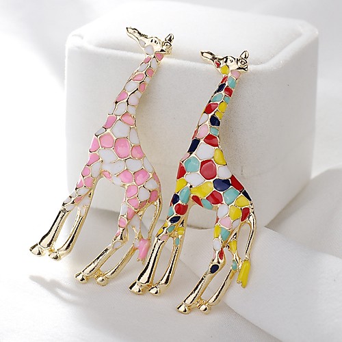 

Women's Brooches Sweet Brooch Jewelry Blushing Pink Rainbow For Daily Wear