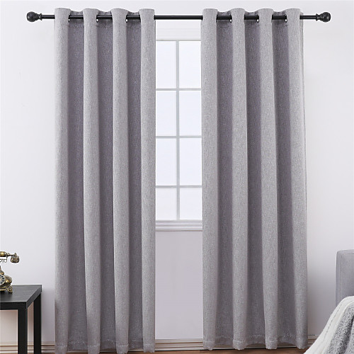 

Contemporary Blackout One Panel Curtain Living Room Curtains