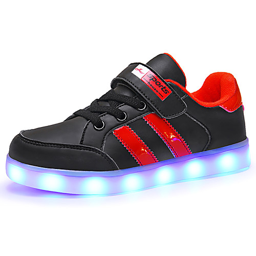 

Boys' / Girls' LED / LED Shoes / USB Charging PU Sneakers Toddler(9m-4ys) / Little Kids(4-7ys) / Big Kids(7years ) LED / Luminous White / Black Summer