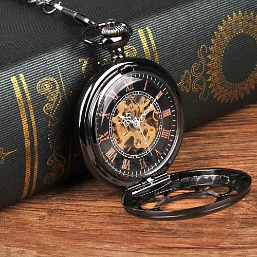 

Men's Pocket Watch Analog Mechanical manual-winding Casual Casual Watch Large Dial