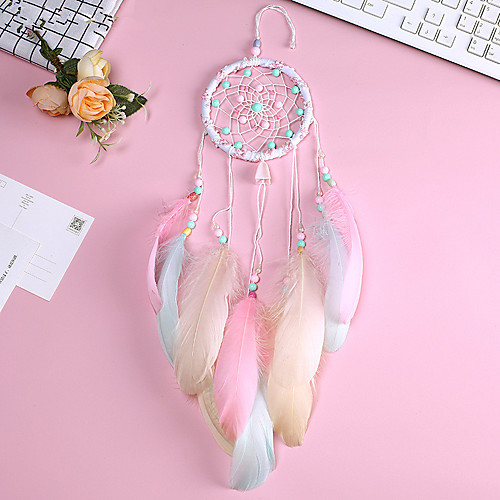 

Handmade Dream Catchers With Feather Wall Hanging Home Decoration Ornament Decor Ornament