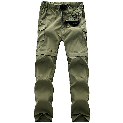 

Women's Hiking Pants Trousers Summer Outdoor UV Resistant Breathable Quick Dry Sweat-wicking Cotton Pants / Trousers Bottoms Army Green Grey Khaki Fishing Climbing Camping / Hiking / Caving S M L XL