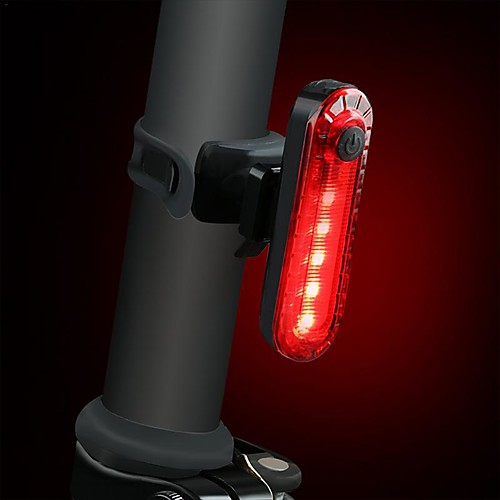 

LED Bike Light Rear Bike Tail Light Safety Light LED Mountain Bike MTB Bicycle Cycling Waterproof Multiple Modes Portable Easy to Install Li-polymer 15 lm Rechargeable Battery White Red Camping