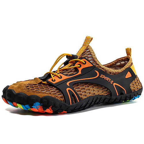 

Men's Trainers Athletic Shoes Comfort Shoes Sporty Outdoor Beach Water Shoes Upstream Shoes Mesh Breathable Non-slipping Black Yellow Army Green Summer Spring & Summer
