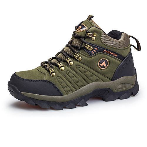 

Men's Sneakers Hiking Shoes Hiking Boots Waterproof Breathable Comfortable High-Top Hiking Climbing Walking Autumn / Fall Spring Winter Brown Army Green Blue