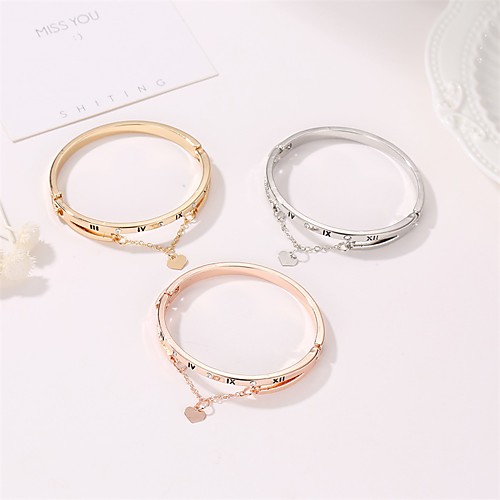 

Men's Women's Bracelet Classic Wedding Birthday Vintage Theme European Trendy Casual / Sporty Ethnic French Alloy Bracelet Jewelry Rose Gold / Gold / Silver For Date Festival