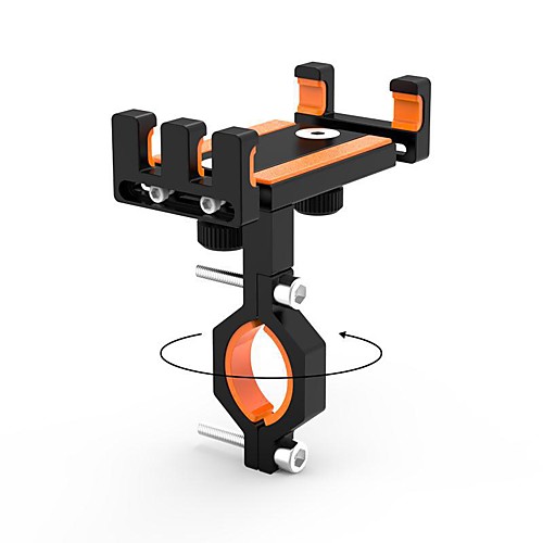 

Bike Phone Mount Adjustable / Retractable Anti-Slip Universal for Road Bike Mountain Bike MTB Aluminum Alloy iPhone X iPhone XS iPhone XR Cycling Bicycle Gold