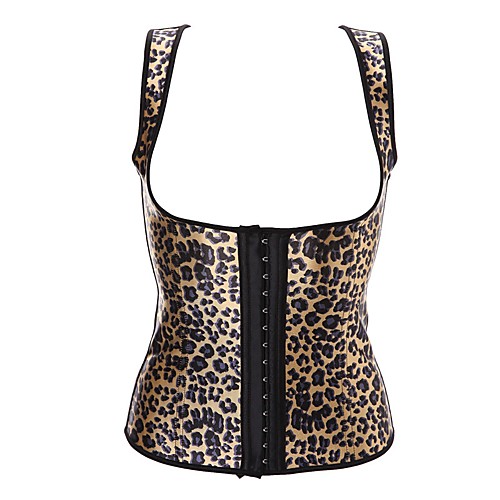 

Women's Hook & Eye Underbust Corset - Leopard, Modern Style / Basic Blue Yellow XS S M