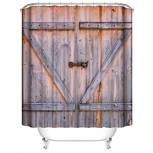 

Shower Curtains & Hooks Contemporary / Classic Plastics / Polyester Waterproof / New Design