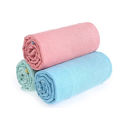 

Yoga Blanket Soft Non-Slip Machine wash Silicone 100% standard food soft silicon Superfine fiber for Yoga 18363 cm Peach Green