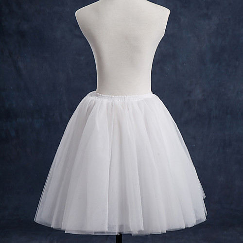 

Ballet Dancer Classic Lolita 1950s Vacation Dress Dress Petticoat Hoop Skirt Tutu Crinoline Women's Girls' Tulle Costume White / Black / Purple Vintage Cosplay Party Performance Princess