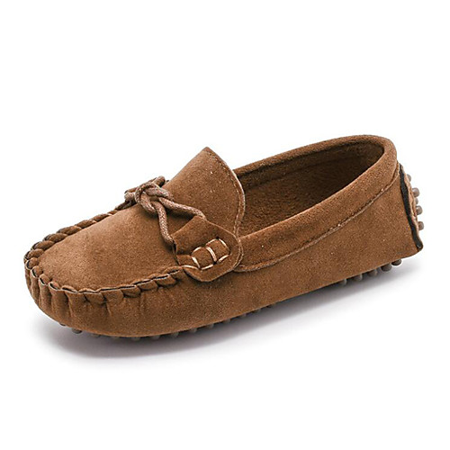 

Boys' Moccasin Suede Loafers & Slip-Ons Dark Brown / Fuchsia / Khaki Spring / Fall / Rubber