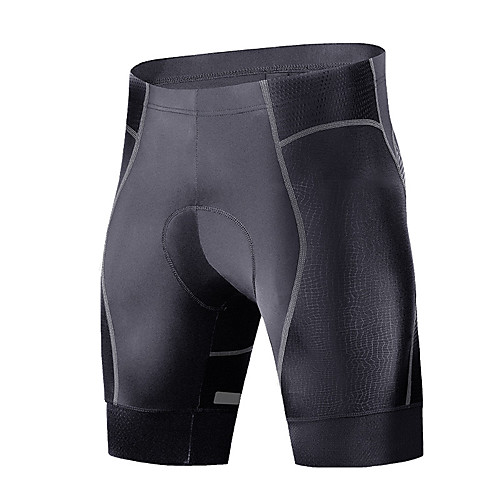 

TRYSIL Men's Cycling Padded Shorts Bike Pants / Trousers Sports Black / Grey Mountain Bike MTB Road Bike Cycling Clothing Apparel Bike Wear / Micro-elastic