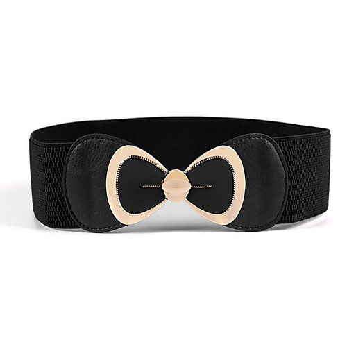 

Women's Cute / Loose Curl Wide Belt - Color Block / Vintage