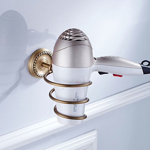 

Hair Dryers New Design Antique Brass 6pcs - Hotel bath Wall Mounted