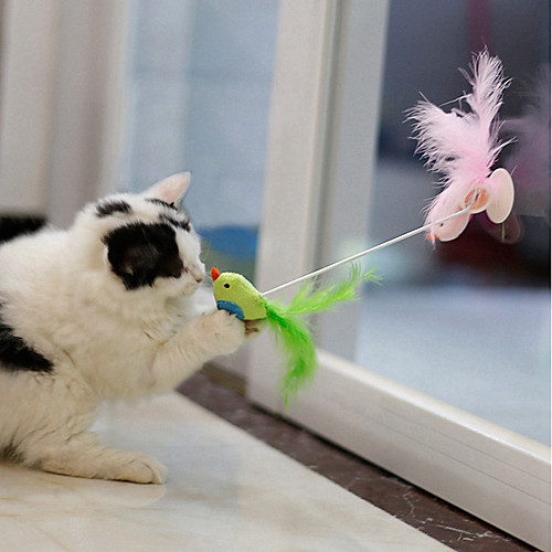 

Interactive Teaser Plush Toy Cat Pet Toy 1pc Pet Friendly Portable Lovely Decompression Toys Silicone Terylene Gift