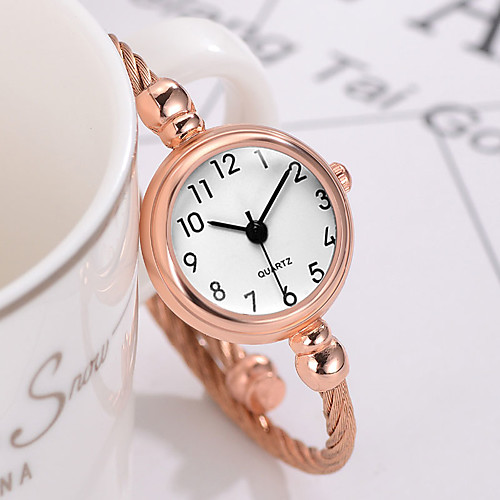 

Women's Bracelet Watch Analog Quartz Vintage Style Stylish Fashion Water Resistant / Waterproof Creative Casual Watch / One Year / Stainless Steel / Stainless Steel