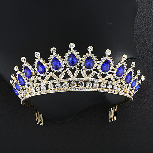

Crystal / Alloy Tiaras with Crystal 1 Piece Wedding / Special Occasion Headpiece