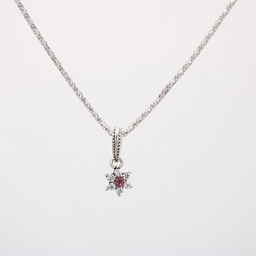 

Women's Pendant Necklace Necklace Charm Necklace Classic Flower Dainty Unique Design Trendy Fashion Silver Plated Chrome Blue Light Blue Light Green 42 cm Necklace Jewelry 1pc For Carnival Prom