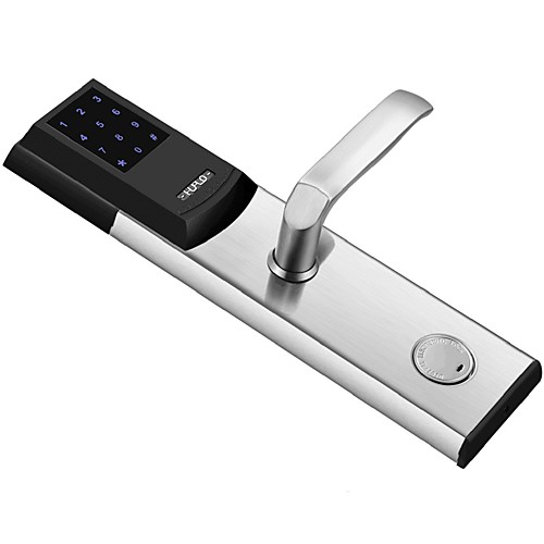 

WUALO 804 Stainless Steel lock / Password lock / Intelligent Lock /Smart lock/ Password unlocking / Mechanical key unlocking /RF Card unlocking/ Low battery reminder Home / Office / Bedroom