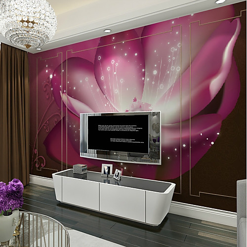 

Wallpaper / Mural / Wall Cloth Canvas Wall Covering - Adhesive required Floral / Art Deco / 3D