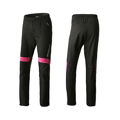 

Mysenlan Women's Cycling Pants Bike Pants / Trousers Bottoms Thermal / Warm Breathable Sports Winter Black Mountain Bike MTB Road Bike Cycling Clothing Apparel Relaxed Fit Bike Wear / High Elasticity