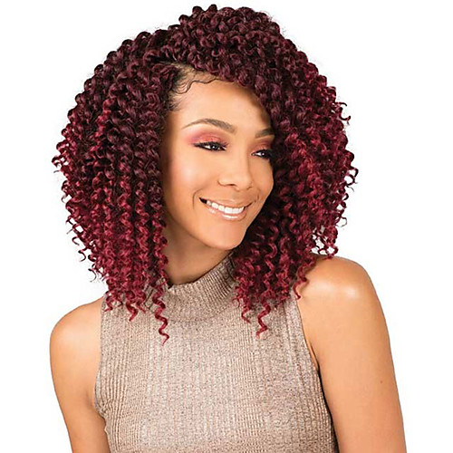 

Crochet Hair Braids Spring Twists Box Braids Light Brown Natural Color Synthetic Hair Braiding Hair 3 Pieces Ombre Hair