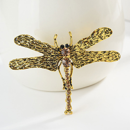 

Women's Brooches Classic Wings Dragonfly Animal Cartoon Sweet Fashion Folk Style Brooch Jewelry Gold Silver For Graduation Gift Daily Carnival Festival