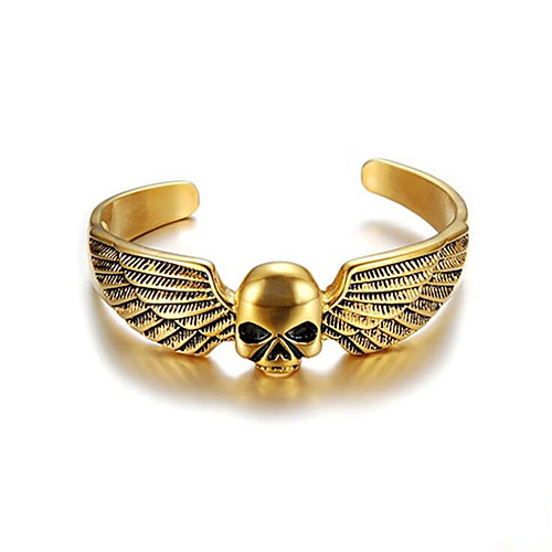 

Men's Cuff Bracelet Classic Totem Series Punk Titanium Steel Bracelet Jewelry Gold / Silver For Gift Daily
