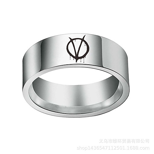 

V for Vendetta Cosplay Costume Adults' Men's Cosplay Halloween Halloween Carnival Masquerade Festival / Holiday Chrome Silver Men's Women's Easy Carnival Costumes Color Block / Ring / Ring