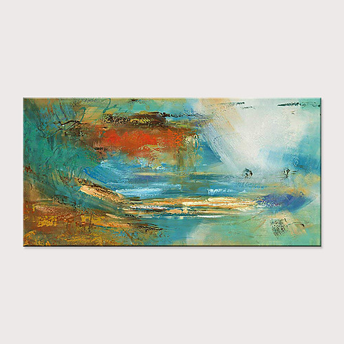 

Oil Painting Hand Painted - Abstract Classic Modern Rolled Canvas