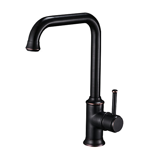 

Kitchen faucet - Single Handle One Hole Oil-rubbed Bronze / Electroplated Standard Spout Vessel / Brass