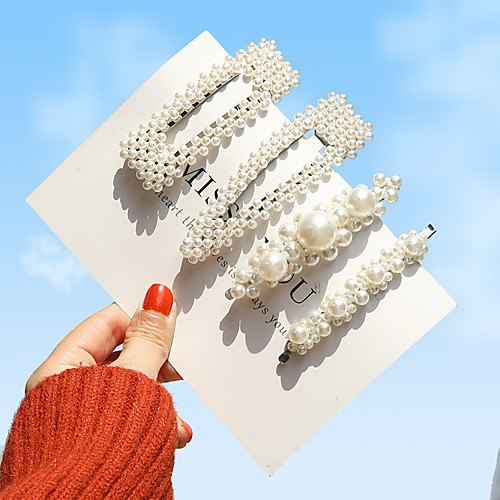 

Women's Cute Imitation Pearl Alloy Solid Colored
