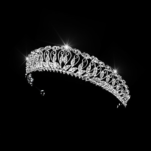

Women's Ladies For Homecoming Royalty Crystal Alloy Silver
