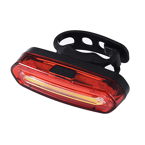 

LED Bike Light Rear Bike Tail Light Safety Light XP-G2 Mountain Bike MTB Bicycle Cycling Waterproof Multiple Modes Portable Easy to Install Li-polymer 100 lm Rechargeable Battery White Red Camping